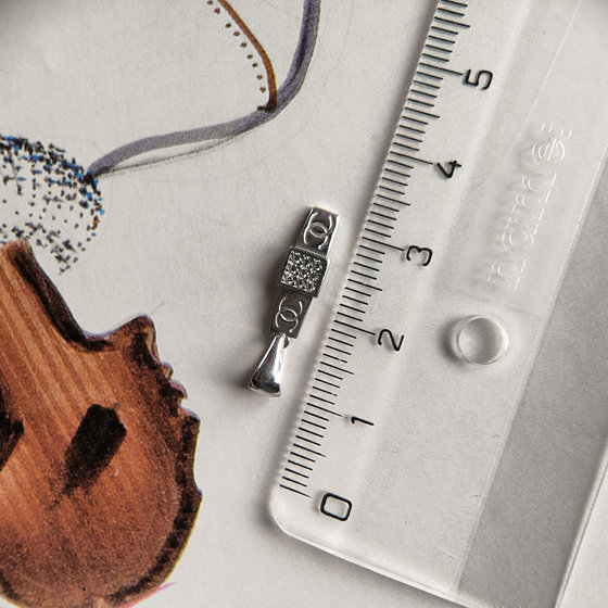 Серебряная подвеска с фианитами 0.09ct