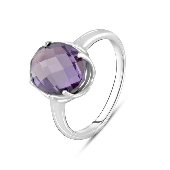 Серебряное кольцо с александритом 6.05ct