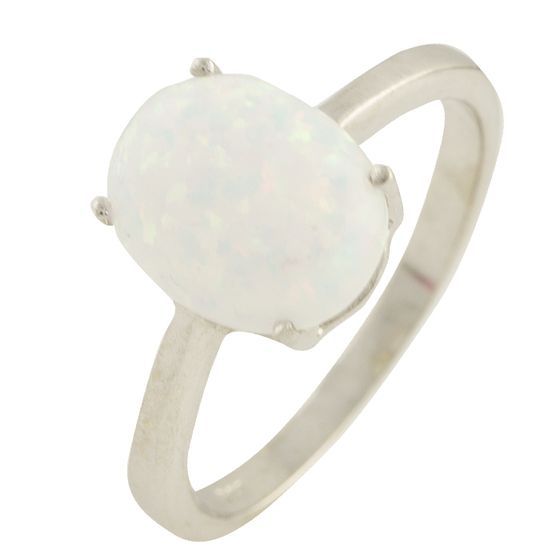 Серебряное кольцо с опалом