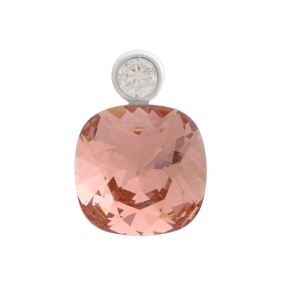 Серебряная подвеска с фианитами