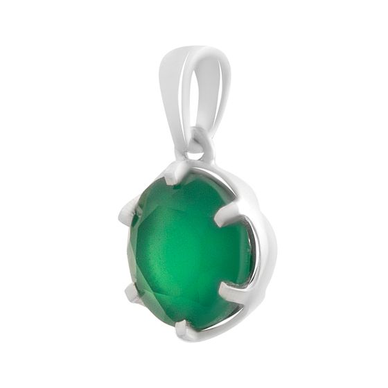 Серебряная подвеска с агатом 2.425ct