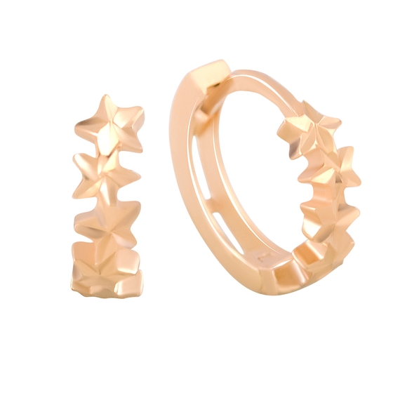 Золотые серьги без камней