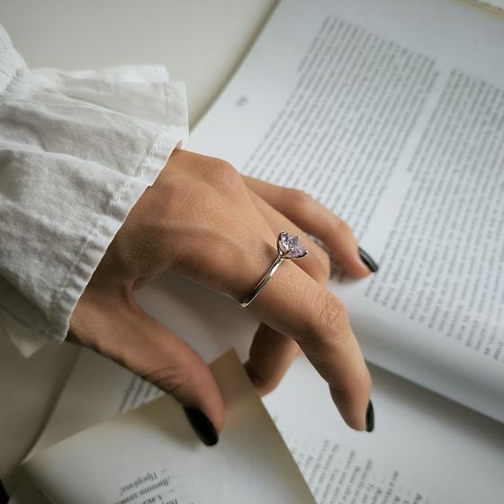 Серебряное кольцо с аметистом 1.575ct