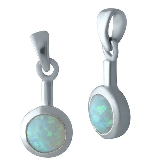 Серебряная подвеска с опалом 0.3ct