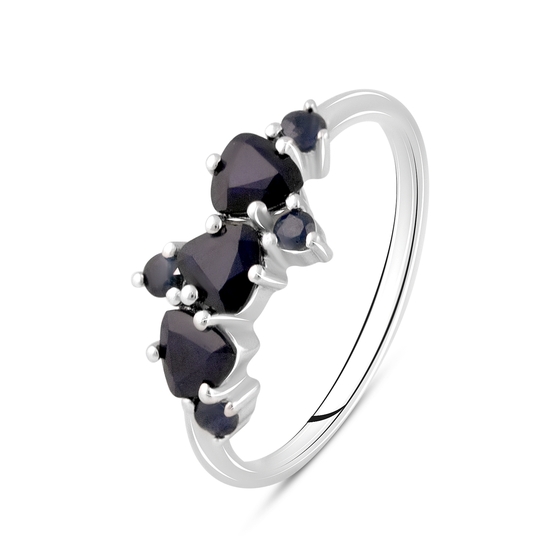 Серебряное кольцо с сапфиром 1.167ct