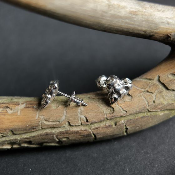 Серебряные серьги без камней