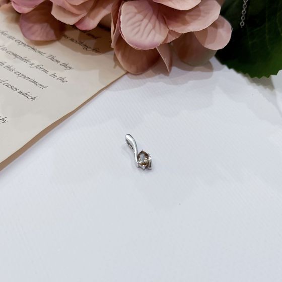 Серебряная подвеска с султанитом 0.445ct