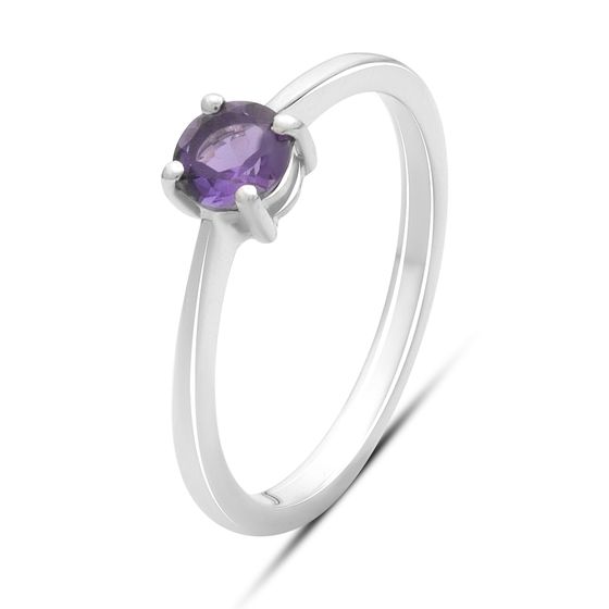 Серебряное кольцо с аметистом 0.425ct