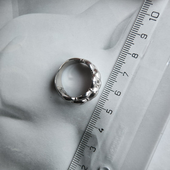 Серебряное кольцо без камней