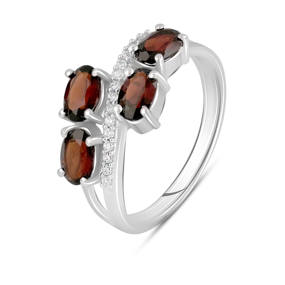 Серебряное кольцо с гранатом 2.113ct