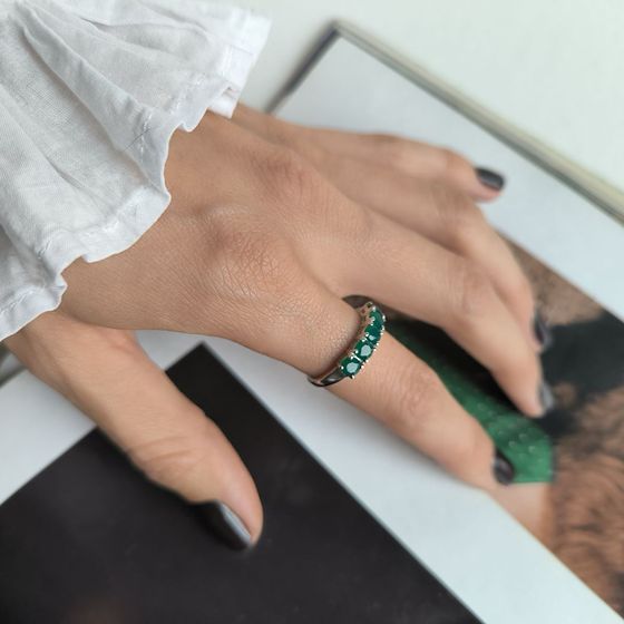 Серебряное кольцо с агатом 2.082ct