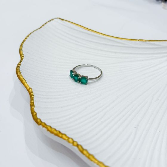 Серебряное кольцо с агатом 1.533ct