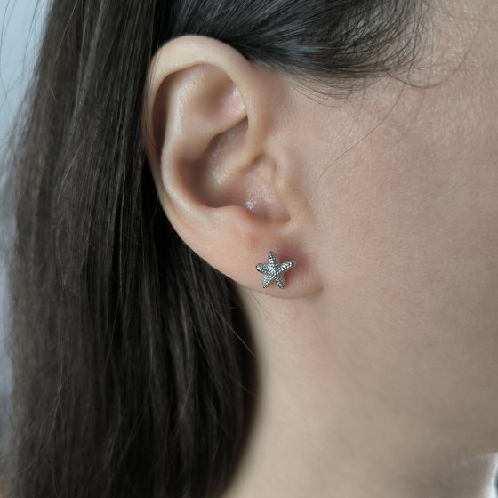 Серебряные серьги без камней