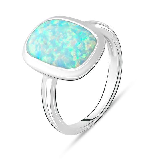 Серебряное кольцо с опалом