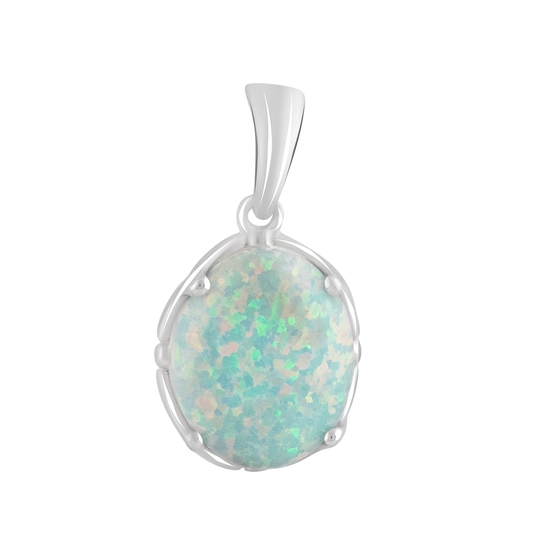 Серебряная подвеска с опалом 1.875ct