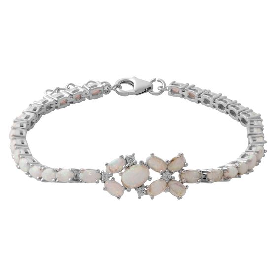 Серебряный браслет с опалом 3.042ct