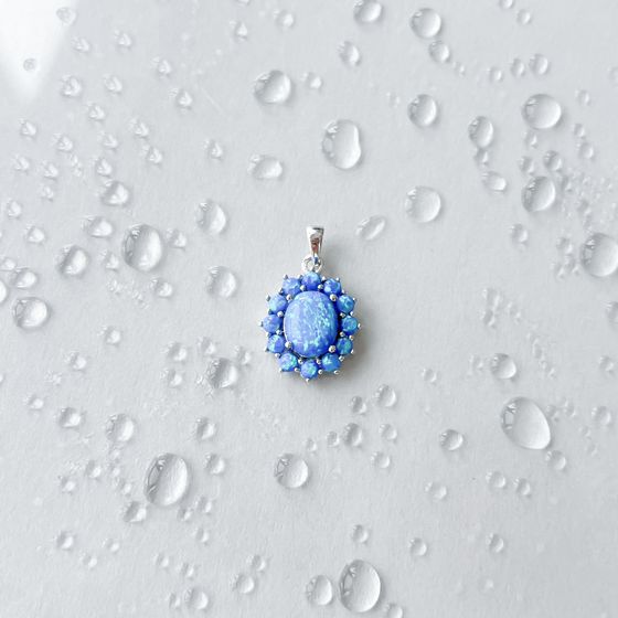 Серебряная подвеска с опалом 1.533ct