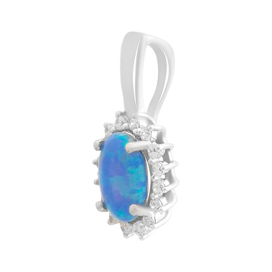 Серебряная подвеска с опалом 0.459ct