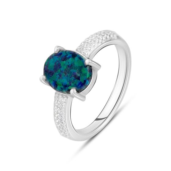 Серебряное кольцо с опалом 1.237ct