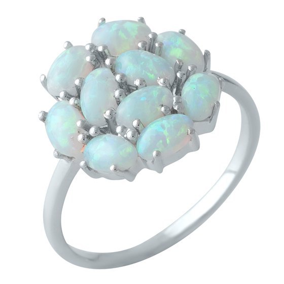 Серебряное кольцо с опалом 0.975ct