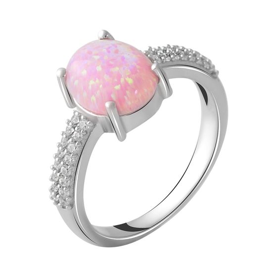 Серебряное кольцо с опалом