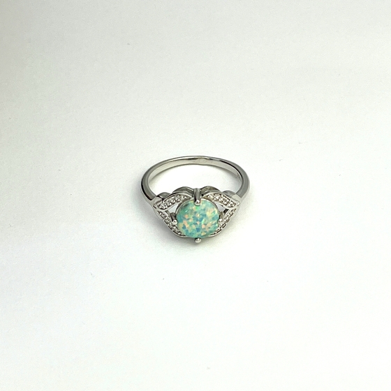 Серебряное кольцо с опалом 1.028ct