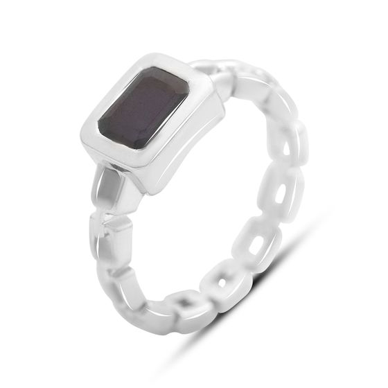 Серебряное кольцо с сапфиром 1.7ct