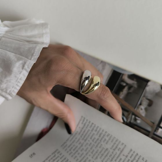 Серебряное кольцо без камней