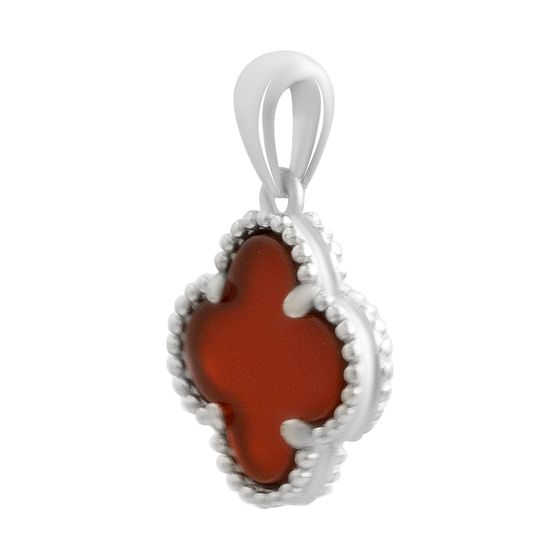 Серебряная подвеска с агатом