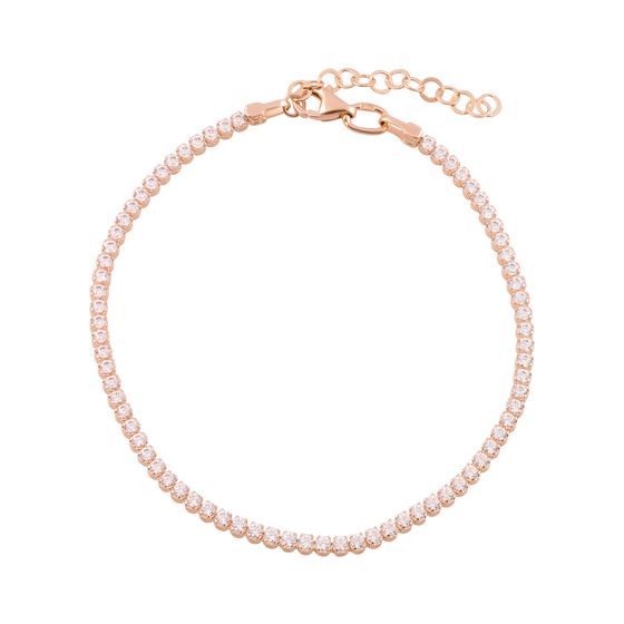 Золотой браслет с фианитами