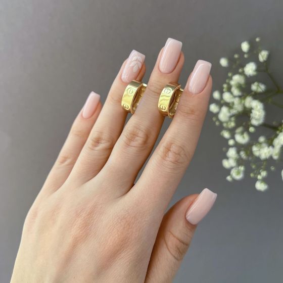 Золотые серьги без камней