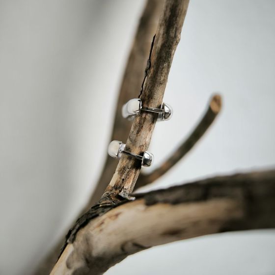 Серебряные серьги без камней