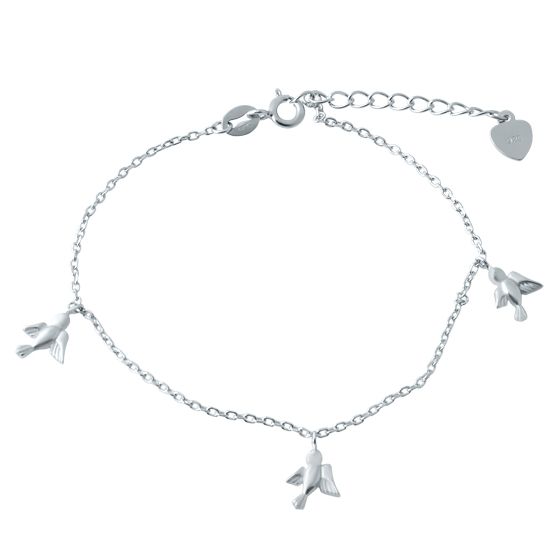 Серебряный браслет без камней