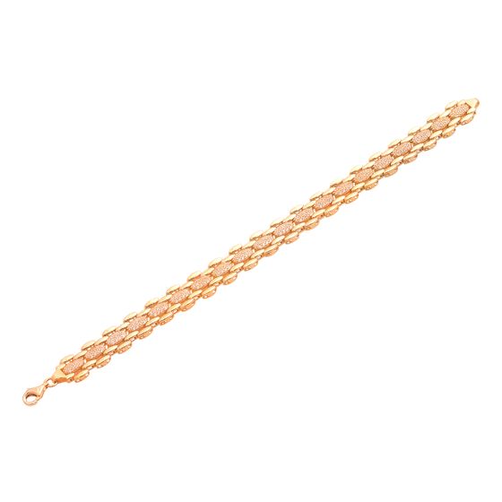 Золотой браслет с фианитами 2.86ct