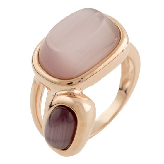 Серебряное кольцо с кошачим глазом