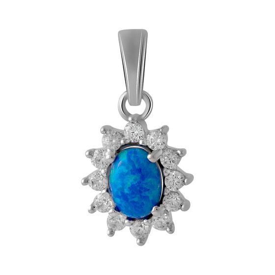 Серебряная подвеска с опалом 0.867ct