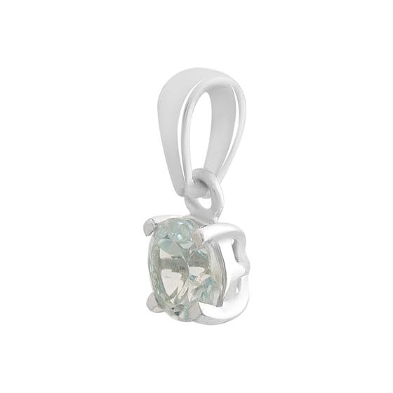 Серебряная подвеска с топазом 0.54ct