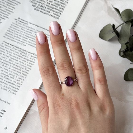 Серебряное кольцо с александритом 5.917ct