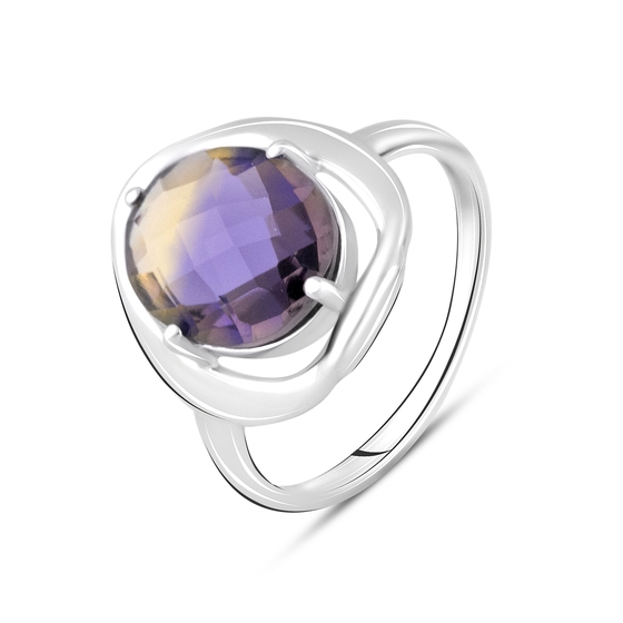 Серебряное кольцо с аметрином nano 3.388ct