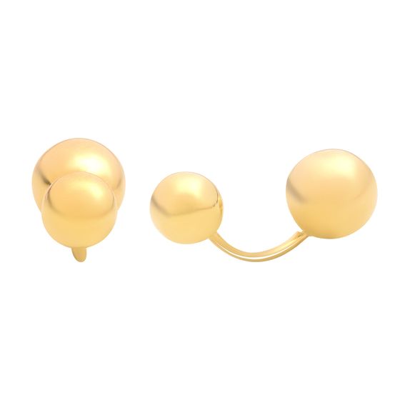 Золотые серьги без камней