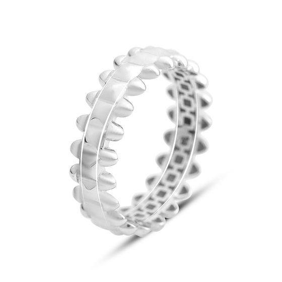 Серебряное кольцо без камней