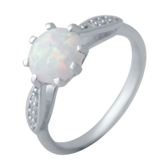 Серебряное кольцо с опалом 0.896ct