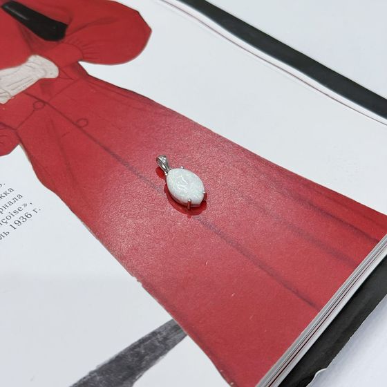Серебряная подвеска с опалом 2.175ct