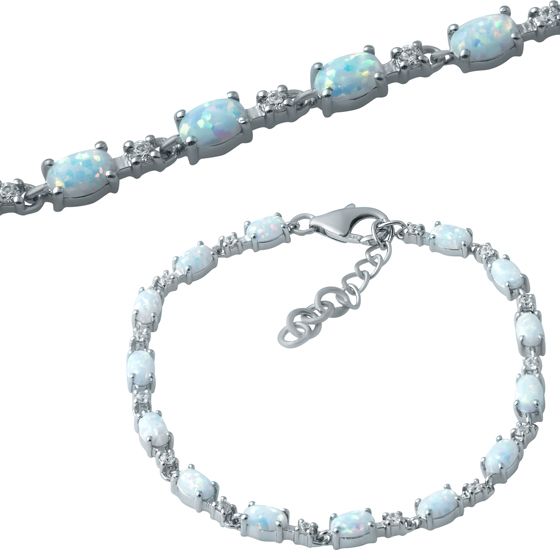 Серебряный браслет с опалом 3.042ct