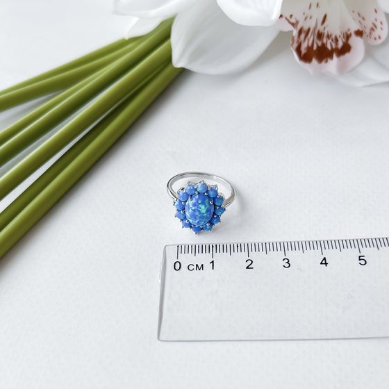 Серебряное кольцо с опалом 1.417ct
