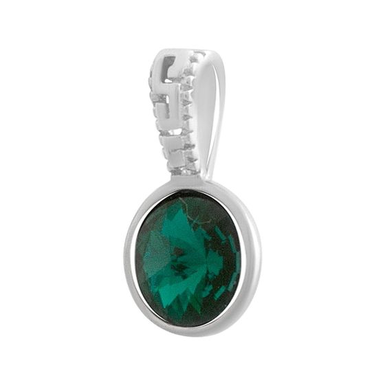 Серебряная подвеска с фианитами