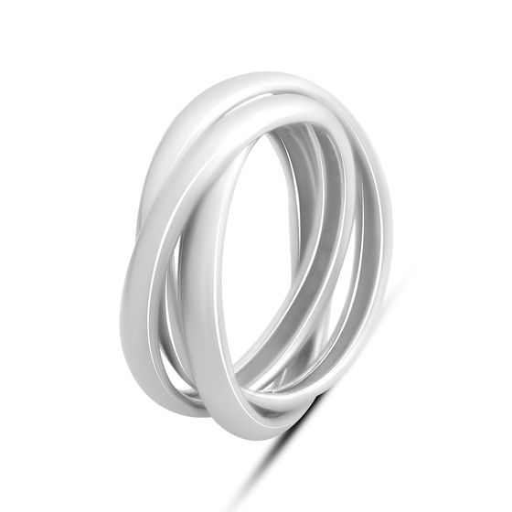 Серебряное кольцо без камней