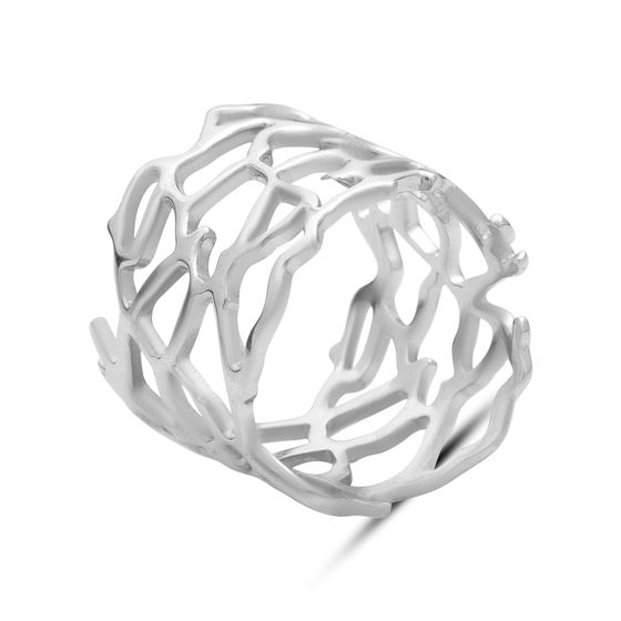 Серебряное кольцо без камней