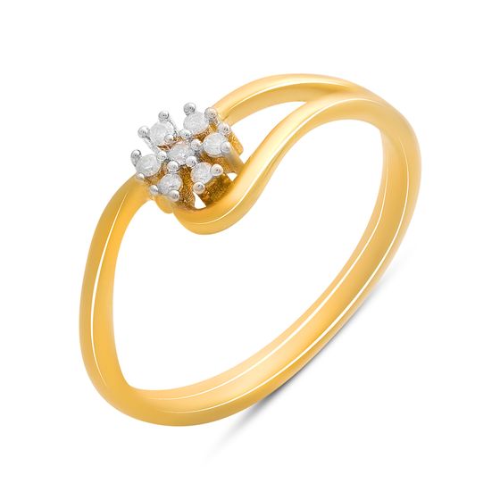 Серебряное кольцо с бриллиантом