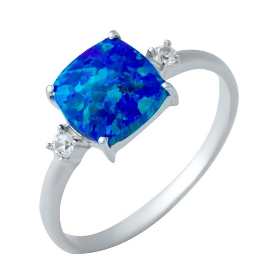 Серебряное кольцо с опалом